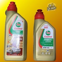 Nhớt xe Tay ga CASTROL Power Scooter 10W40 1 lít và 800ml
