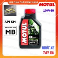 Nhớt xe tay ga MOTUL SCOOTER EXPERT LE - Chất lượng cao