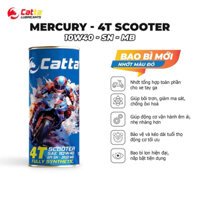 🔥Nhớt Xe Tay Ga Tổng Hợp Toàn Phần Cao Cấp CATTA MERCURY 10W40 SN Lon 800mL (nhớt màu đỏ)