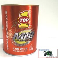 NHỚT XE TAY GA TOP1 M10 MATIC 10W30 800ML (MẪU MỚI NHẤT NHẬP KHẨU TỪ MỸ)