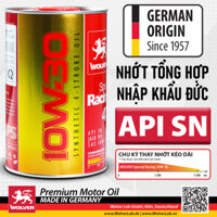 Nhớt xe tay ga WOLVER SPECIAL RACING 4T 10W30 SN . Sản xuất tại Đức
