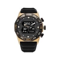 (Như mới 99.9%) - Đồng Hồ Chính Hãng Citizen - CZ Smart PQ2 Hybrid Smartwatch 45mm - JX2009-03E - Màu Đen/vàng - Nam | JapanSport