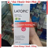 Nhũ tương LATOPIC BODY EMULSION 200ml dưỡng ẩm,dịu ngứa cho trẻ từ 1 ngày tuổi h h b .