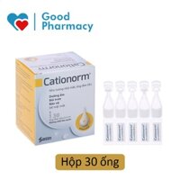 Nhũ tương nhỏ mắt / nước mắt nhân tạo Cationorm (dạng ống) dưỡng ẩm, bảo vệ, trơn mắt, người mắt khô, dùng kính áp tròng