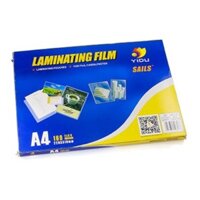Nhựa ép (giấy ép) plastic Yidu A4 80mic - (100 tờ/hộp)