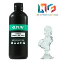 Nhựa in 3d độ trong suốt cao eSun PM200 PMMA Like Resin màu Transparent Chai 1000ml