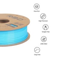 Nhựa in 3D PLA/PLA+【R3D】màu Xanh Da Trời - Nhựa sợi FDM in 3D chất lượng cao chính hãng R3D