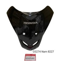 Nhựa mặt nạ trước xe WAVE A, ALPHA, S100 đen zin Honda