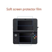 Nhựa Mềm PET Matte Chống chói Bảo Vệ Màn Hình Bảo Vệ Phim Bảo Vệ Cho Nintendo NEW 3DS LL XL, Trò Chơi Màn Hình Kép, 3 Chiếc