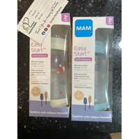 nhựa mới 🇫🇷 01 bình sữa MAM 260ml nhựa van đáy rời chống đau bụng