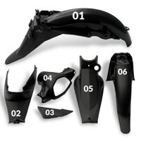 nhựa nhám sirius 110 / sirius 50cc / đuôi / đầu / yếm khóa / dè / cốp nhỏ