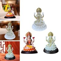 Nhựa Nữ Thần Hindu Tượng Phật Để Bàn Trang Trí Phong Cách Thanh Lịch Chiều Cao 11cm Cho Trong Nhà Dễ Dàng Làm Sạch