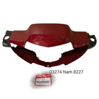 Nhựa ốp võ đầu đèn trước WAVE ALPHA đời đầu đỏ mận, bàn thờ zin