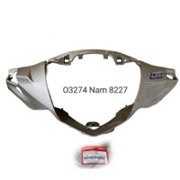 Nhựa ốp võ đầu đèn trước xe FUTURE LED 125 bạc zin Honda