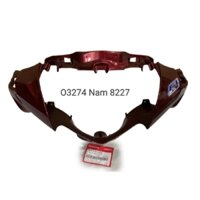 Nhựa ốp võ đầu đèn trước FUTURE MẬP 125 đỏ mận zin Honda