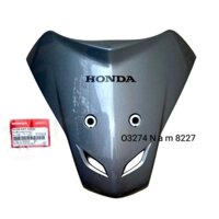Nhựa ốp võ mặt nạ trước WAVE A, ALPHA, S100 xám zin Honda