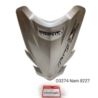 Nhựa, ốp võ mặt nạ trước xe FUTURE X 125 bạc zin chính hãng