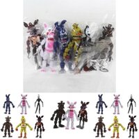 Nhựa PVC 6 CÁI FNAF Five Nights At Freddy 's Miniature Set Toy Game