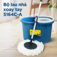 [Nhựa Tashuan] Bộ Lau nhà xoay tay TS5164C