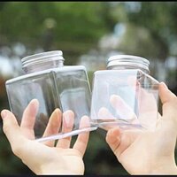 Nhựa Vuông Betta Bể Cá 500ml Trong Suốt Mini Sinh Thái Micro Phong Cảnh Bể Cá Nhỏ Nuôi Cá Chai