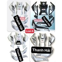 nhựa xe xmen bi cầu - nhựa đèn vuôn loại A tem móng guốc tặng kèm 4 ốc cnc