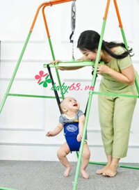 Nhún nhảy + Ghế xích đu Khung giá cải tiến – Combo 2in1 KG102