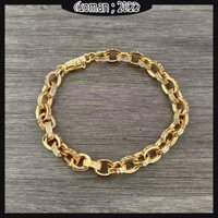 Những người yêu thích vòng tay vàng 24K chữ cổ điển.