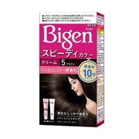 Nhuộm Bigen Speedy Color Cream – 80g, kem nhuộm phủ bạc thành phần thảo dược an toàn cho tóc