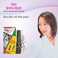 Nhuộm phủ bạc Seven Eight Hair Color 40g/40g màu số 4 Natural Brown (Nâu tự nhiên) - NHẬT BẢN