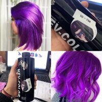 Nhuộm phủ bóng màu tím, Phủ Mịn màu tím chai 450ml