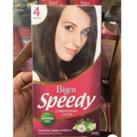 nhuộm tóc bigen speedy 4 nâu hạt dẽ