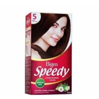 Nhuộm Tóc Bigen Speedy Hair Color Conditioner màu nâu hạt dẻ đậm