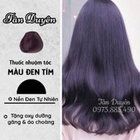 Nhuộm Tóc Đen Tím màu nhuộm tại nhà không tẩy