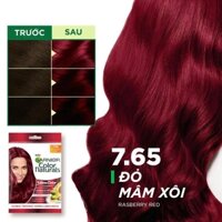 Nhuộm Tóc Garnier 30g #7.65 Đỏ Mâm Xôi
