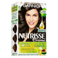 Nhuộm Tóc Garnier Nutrisse 30 Nâu Sẫm Cà Phê