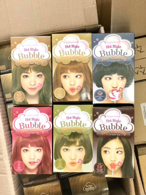 Nhuộm tóc gội dạng bọt Bubble Hair Coloring Etude House - NT01