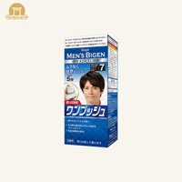 Nhuộm Tóc MEN’S BIGEN HOYU Dạng Bọt Số 7 (Màu đen đậm) của Nhật Bản