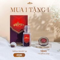 Nhụy Hoa Nghệ Tây SAFFRON SALAM 1Gr  TĂNG KÈM 0.5GR SAFFRON BAHRAMAN