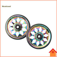 [Ni] 1 Cặp Xe Đạp Gấp Bề Mặt Mịn Bánh Xe Đạp Gấp Bánh Xe Dễ Dàng Cho Brompton Chống Rỉ Sét Cho MUQZI