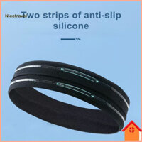 [Ni] Băng đô thể thao 2 chiếc Băng đô tập luyện chống trượt mềm mại để chạy bộ thể thao Băng đô co giãn cao màu trơn Yêu thích của người mua Đông Nam Á