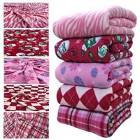 [Nỉ cotton] Chăn mền 1m6x2m cho văn phòng, đi tàu, xe.., chất vải mỏng, mát, mịn - Trọng lượng: 400-1000gr - Halido