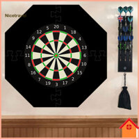 [Ni] Dart Backboard Bảo vệ tường vòm Lắp đặt dễ dàng Vòng bảng phi tiêu Cao cấp Eva Dart Board Bảo vệ tường Tấm bảo vệ mặt sau hình bát giác đa năng cho tối ưu cho gia đình