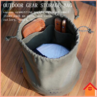 [Ni] Túi cắm trại ngoài trời Ba lô dây rút Túi đi biển dung tích lớn để cắm trại Túi lưu trữ dây rút chống nước Hoàn hảo cho người mua Đông Nam Á