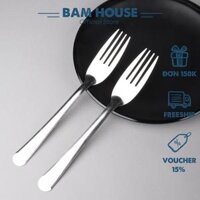 Nĩa ăn inox Bam House sáng bóng cao cấp NA01  BamBam Store