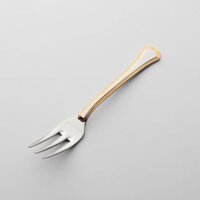 Nĩa (dĩa) ăn bánh & trái cây mạ vàng dài 119mm | Yamaco Crystal Line G/A CRA - 26