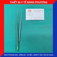 Nỉa kẹp mạch máu 20cm không mấu chuôi vàng CN Đức