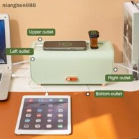 (Niangben888) Hộp lưu trữ cáp Hộp lưu trữ bảng cắm Hộp đựng ổ cắm sạc chống bụi Hộp đựng dây Hộp đựng dây cuộn cáp gia đình Hộp đựng máy tính để bàn [MỚI]