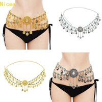 Nic Coin Bụng Dây Xích Ấn Độ Eo Dây Xích Cho Saree Vàng Cơ Thể Dây Xích Khiêu Vũ Đầm Thắt Lưng