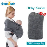 NiceBorn Địu dạng balo Địu em bé có ghế ngồi nhẹ nhàng thoải mái Baby Wrap Carrier FREE Storage Bag LazadaMall
