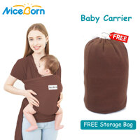 NiceBorn Địu dạng balo Địu em bé có ghế ngồi nhẹ nhàng thoải mái Baby Wrap Carrier FREE Storage Bag LazadaMall